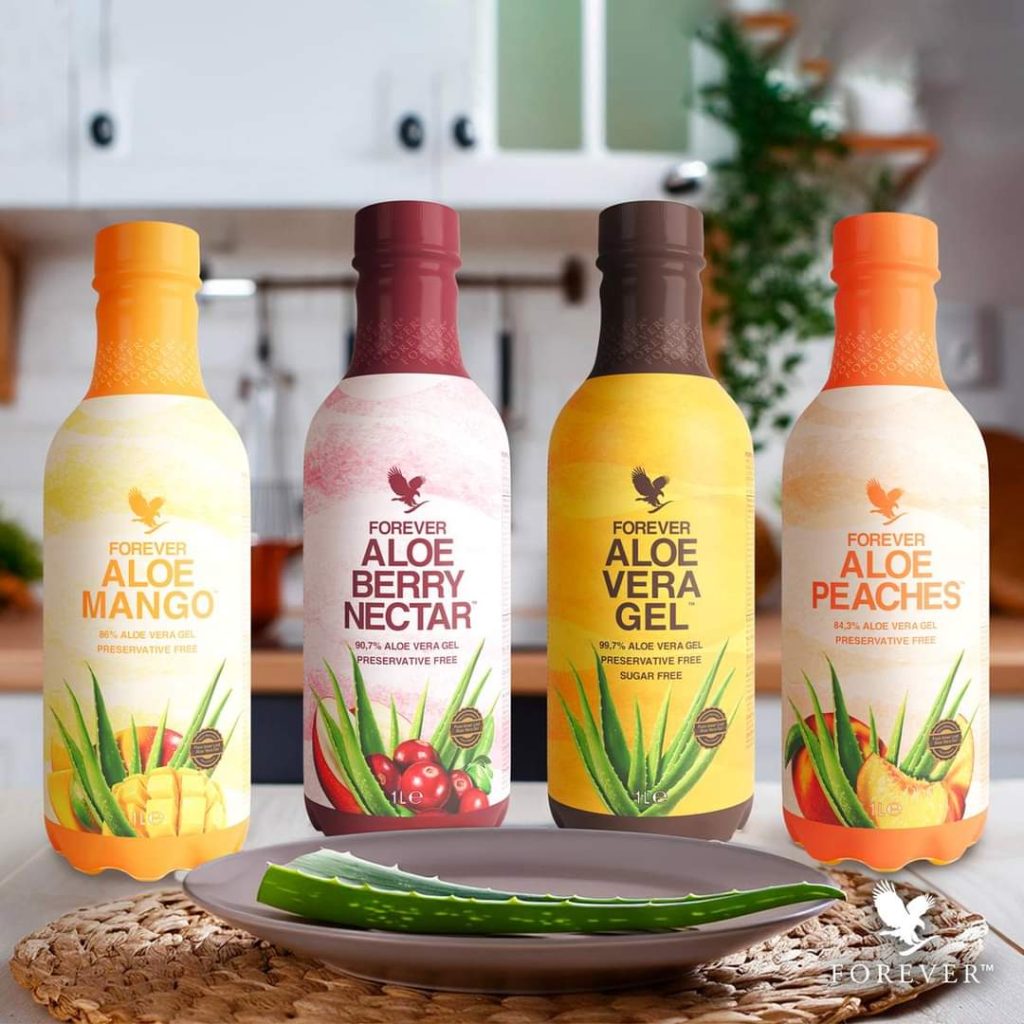 Boissons Forever Living à l’Aloe Vera en bouteilles PET